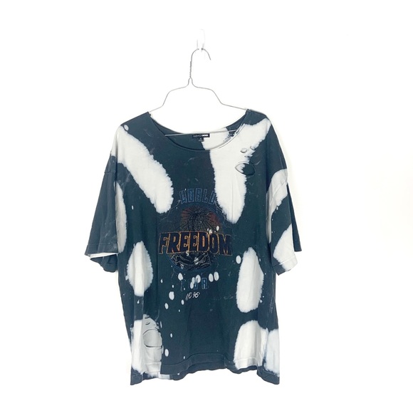 Fashion Nova Tops - FashionNova Tie Die ‘Freedom tee